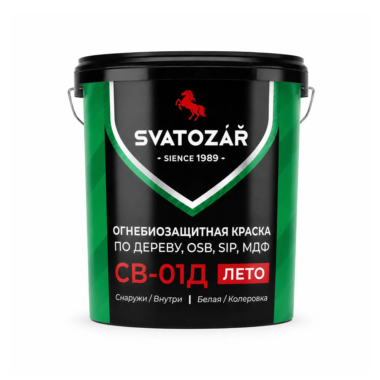SVATOZAR СВ-01Д, Краска огнезащитная по ДЕРЕВУ, OSB и SIP панелям на водной основе